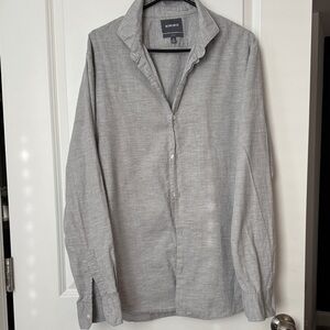 Bonobos 100% cotton Light Gray Long Sleeve Shirt